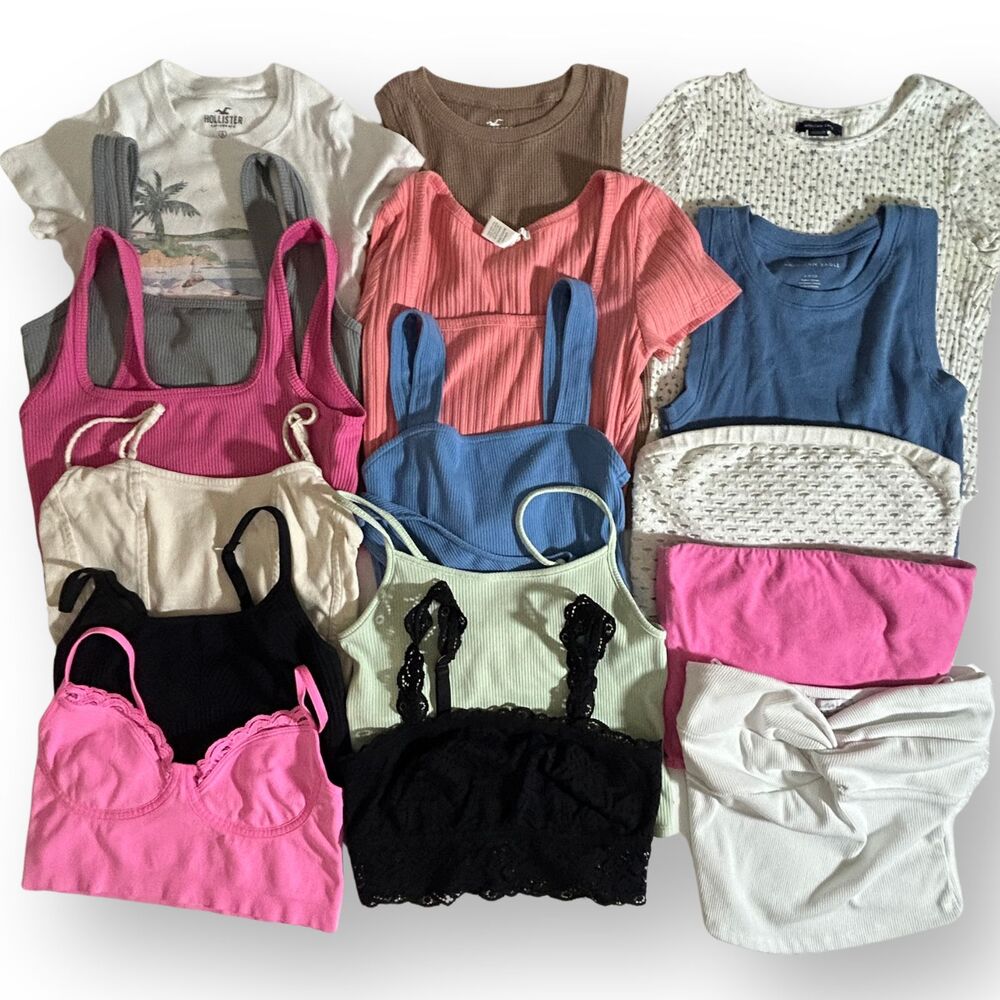 16 Hollister Aerie American Eagle etc Tops Bundle Size XS/S Variety Styles